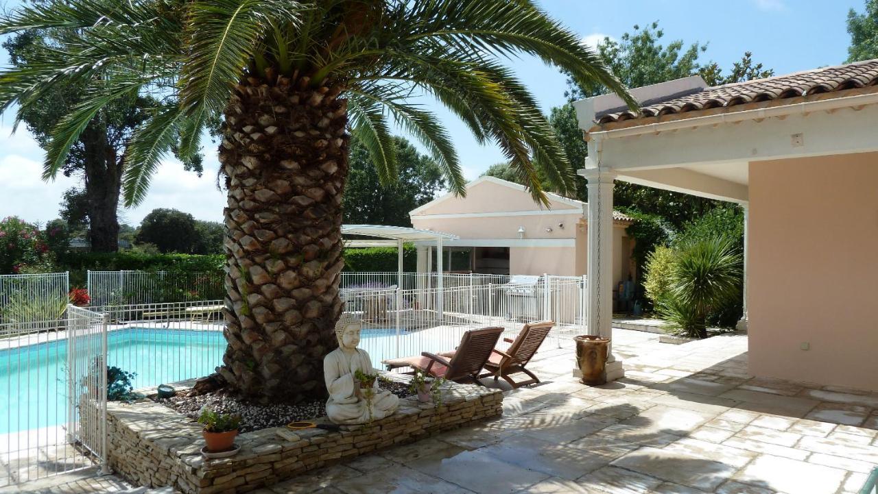 Bed and Breakfast Les Cigalous Restinclieres Exterior foto