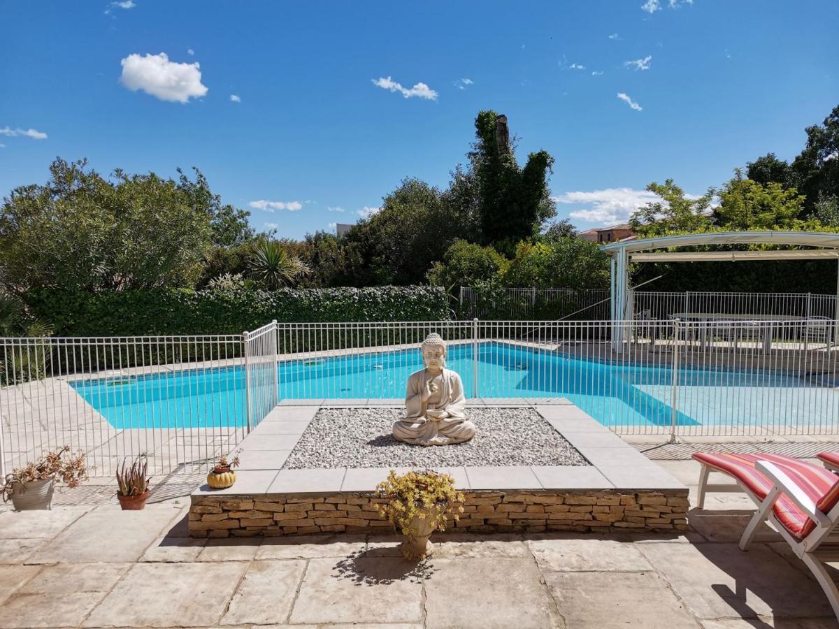 Bed and Breakfast Les Cigalous Restinclieres Exterior foto